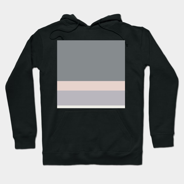 A beautiful transfusion of Very Light Pink, Grey, Gray (X11 Gray) and Lotion Pink stripes. Hoodie by Sociable Stripes